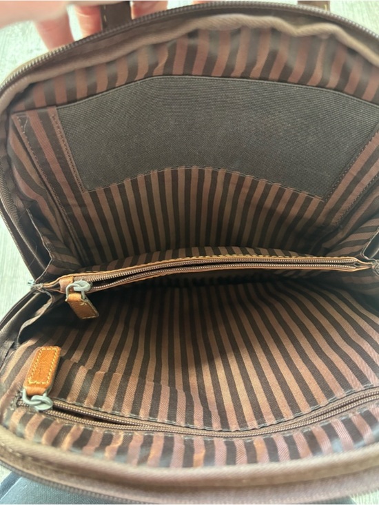 Jack Rogers Brown Leather Mini Backpack